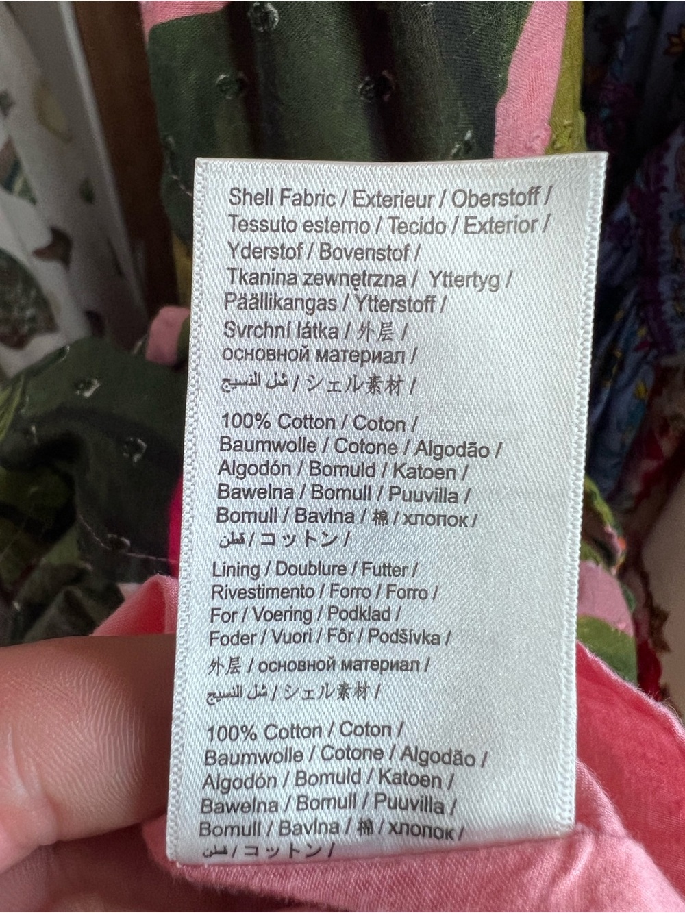 FARM RIO Pink Cocoa Forest Botanical Resortwear Tiered Maxi Dress, L - Picture 11 of 13